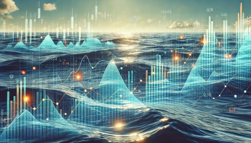 Illustrated graphs at sea.